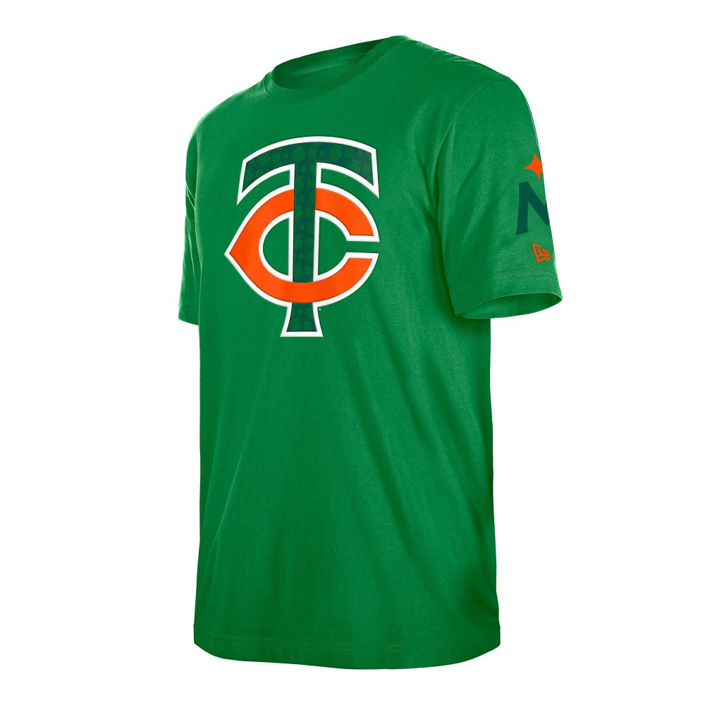 Minnesota Twins New Era St. Patrick's Day Shamrock Fill T-Shirt for sale