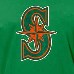 Seattle Mariners New Era St. Patrick's Day Shamrock Fill T-Shirt Outlet