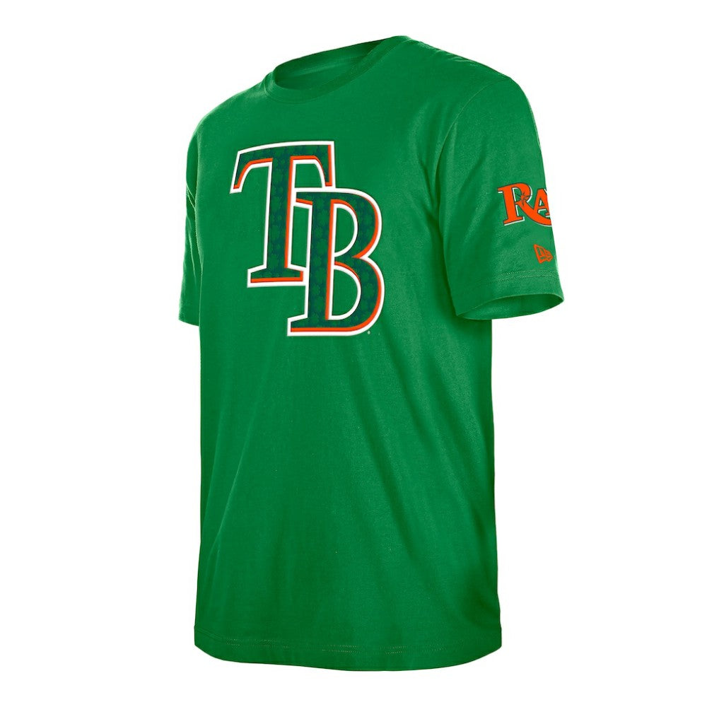 Tampa Bay Rays New Era St. Patrick's Day Shamrock Fill T-Shirt Discount