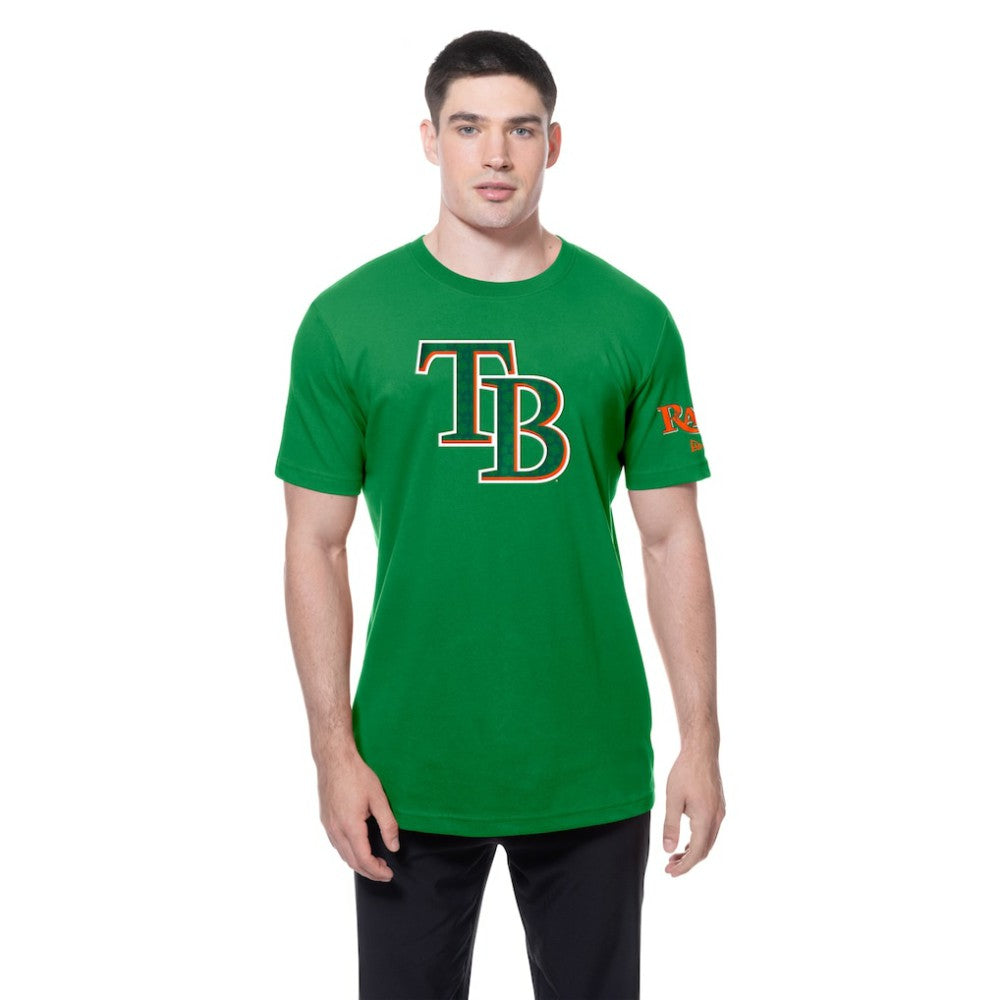 Tampa Bay Rays New Era St. Patrick's Day Shamrock Fill T-Shirt Discount