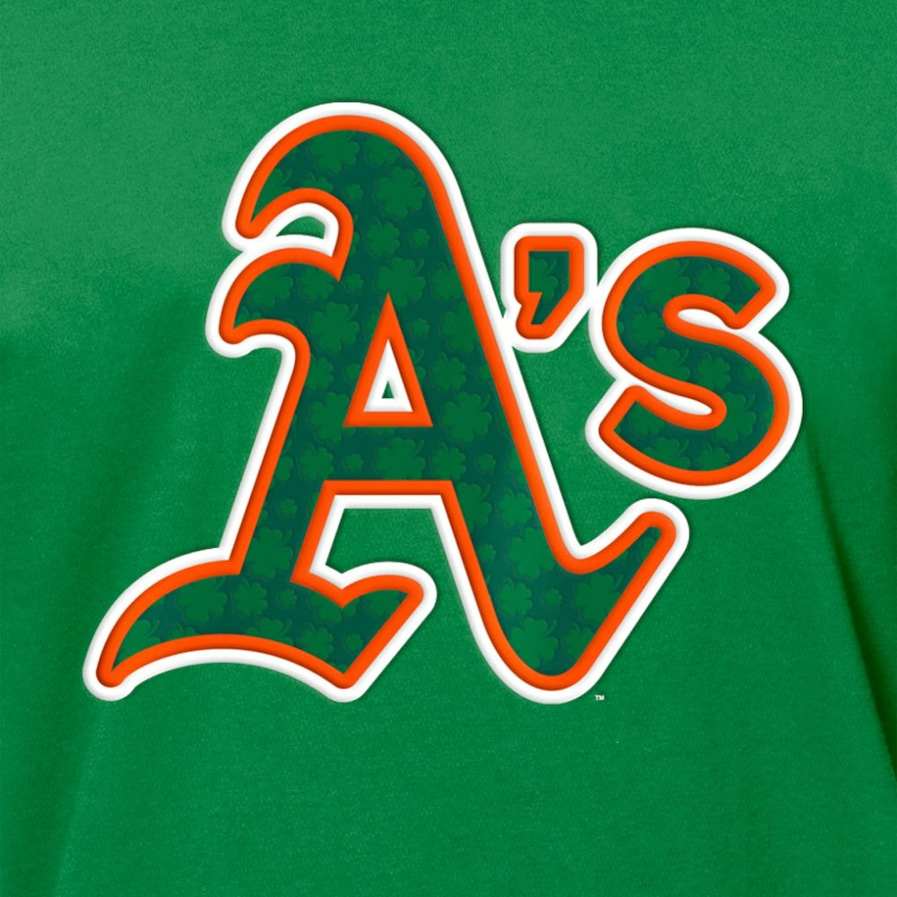 Athletics New Era St. Patrick's Day Shamrock Fill T-Shirt Near Me