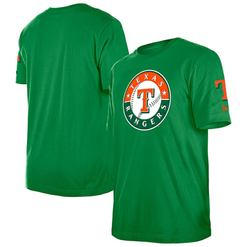 Texas Rangers New Era St. Patrick's Day Shamrock Fill T-Shirt for sale