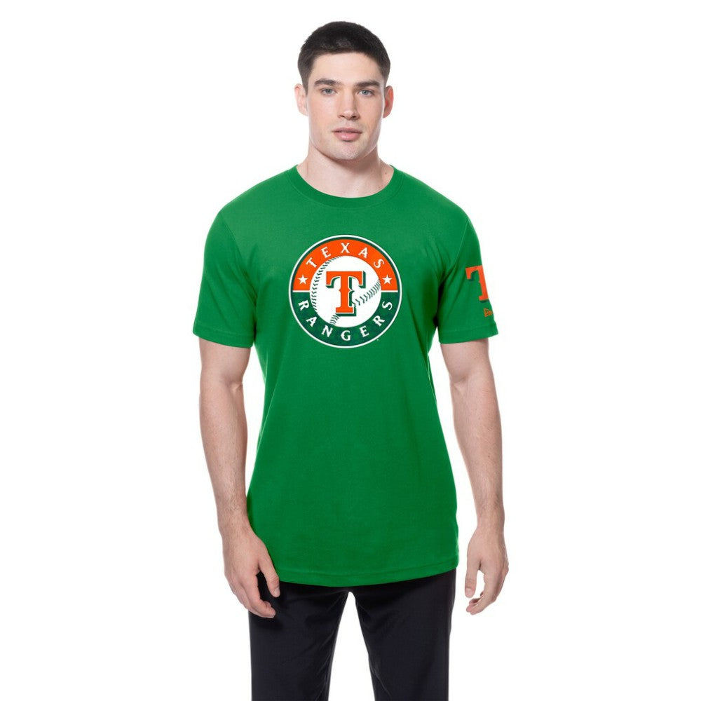 Texas Rangers New Era St. Patrick's Day Shamrock Fill T-Shirt for sale