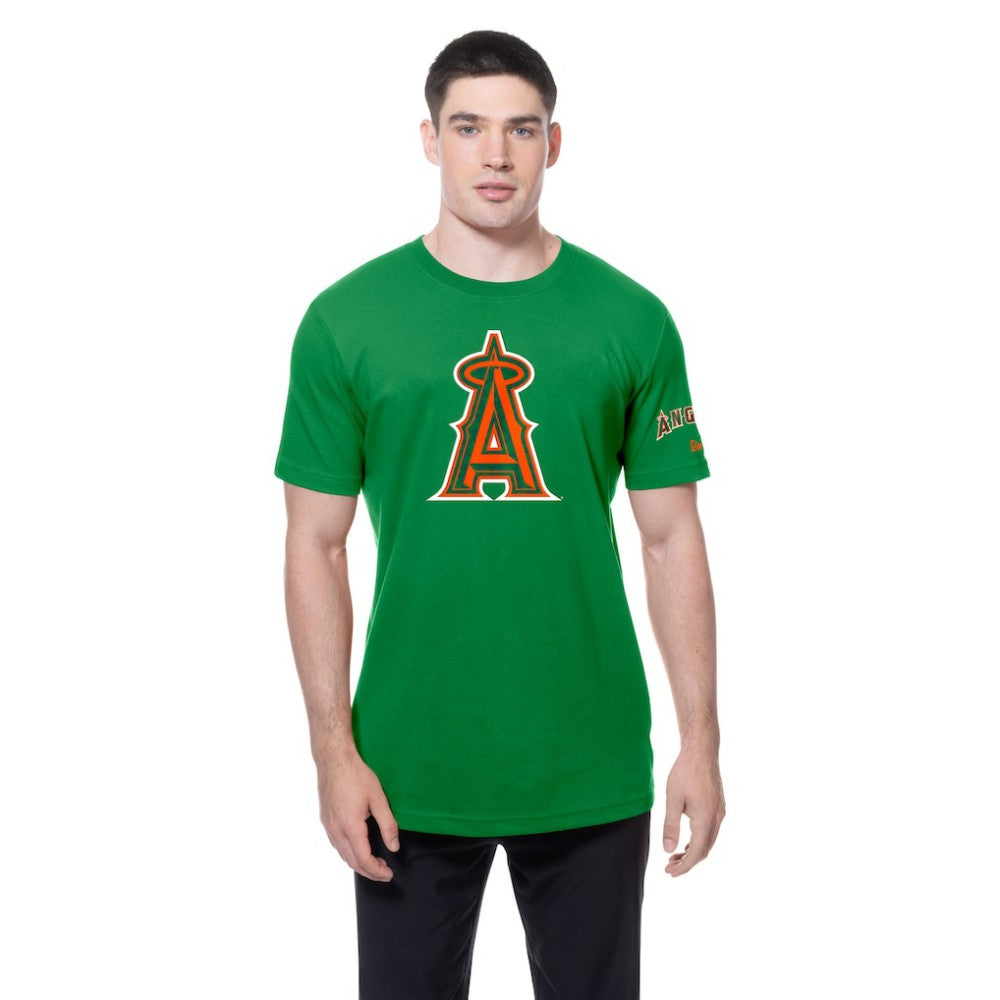 Los Angeles Angels New Era St. Patrick's Day Shamrock Fill T-Shirt Discount