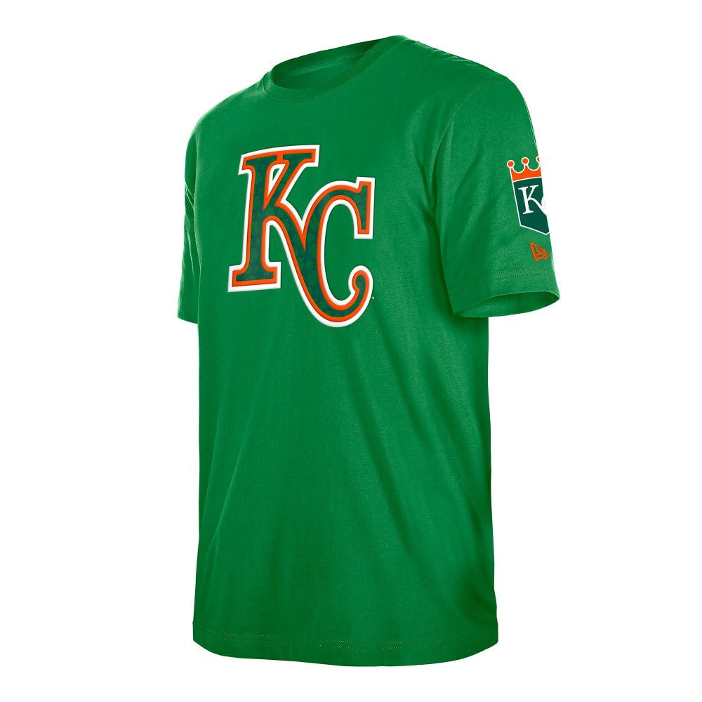 Kansas City Royals New Era St. Patrick's Day Shamrock Fill T-Shirt Online