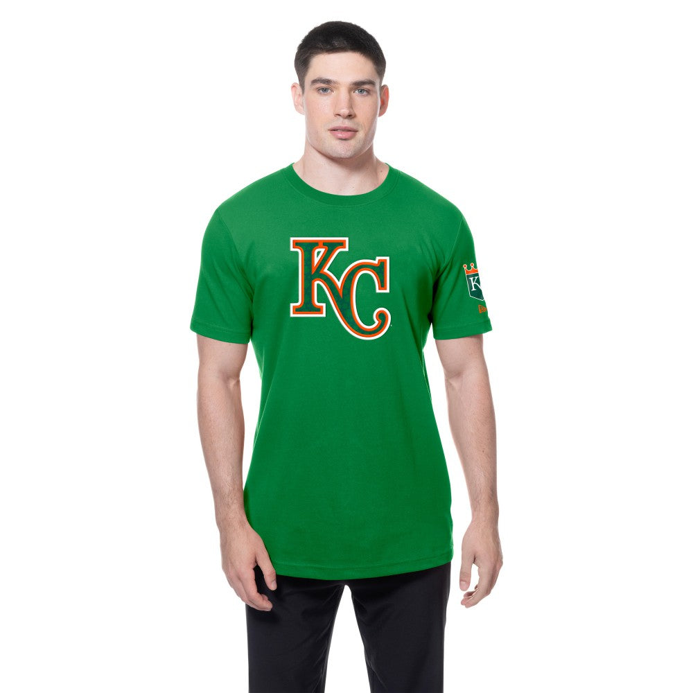 Kansas City Royals New Era St. Patrick's Day Shamrock Fill T-Shirt Online