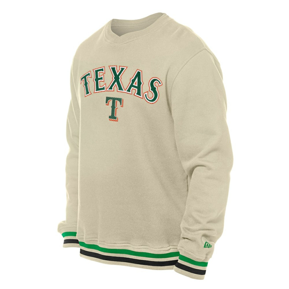 Texas Rangers New Era St. Patrick's Day Twill Pullover Sweatshirt Discount