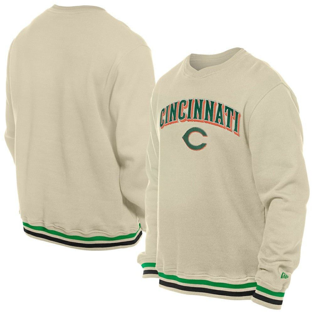 Cincinnati Reds New Era St. Patrick's Day Twill Pullover Sweatshirt for sale