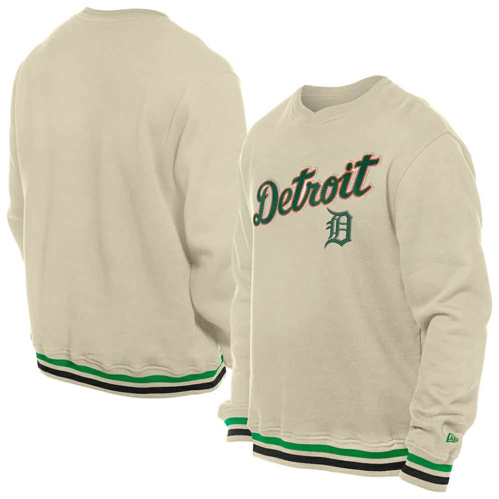 Detroit Tigers New Era St. Patrick's Day Twill Pullover Sweatshirt for sale