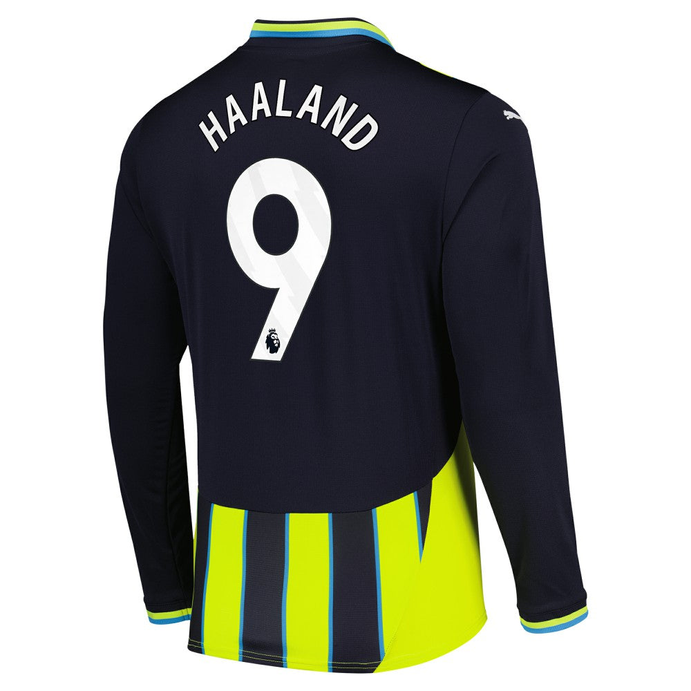 Puma - Erling Haaland Manchester City 2024/25 Away Replica Long Sleeve Player Jersey - Navy