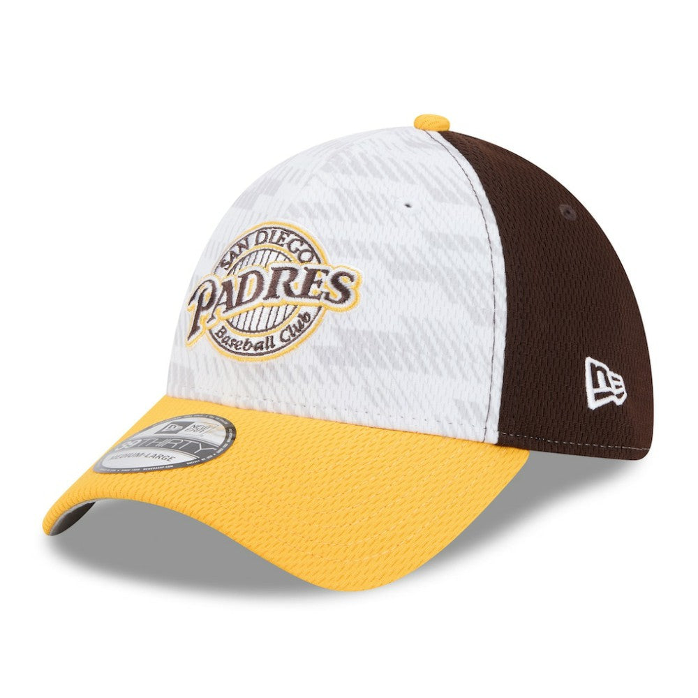 San Diego Padres New Era 2025 MLB Clubhouse 39THIRTY Flex Hat Sale