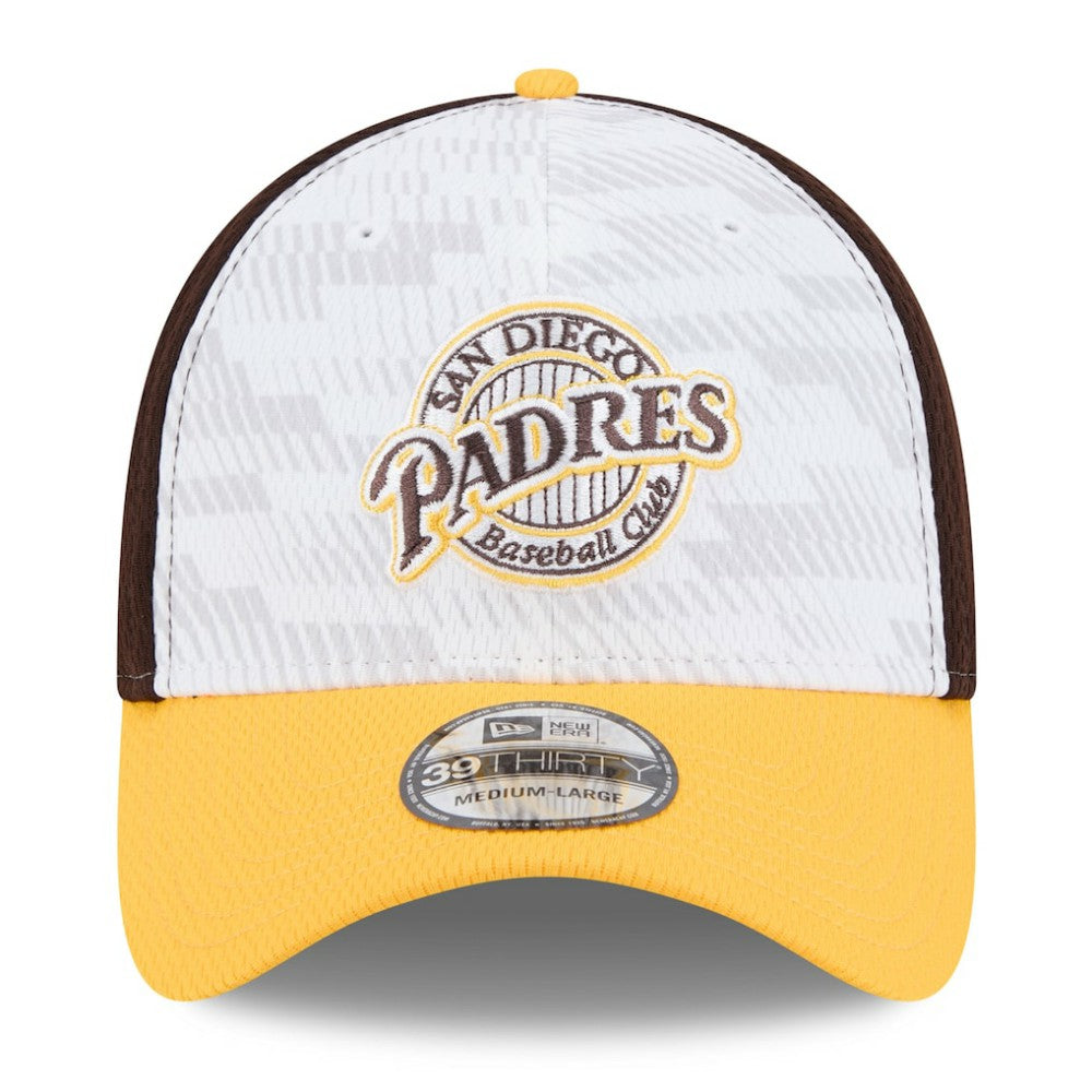San Diego Padres New Era 2025 MLB Clubhouse 39THIRTY Flex Hat Sale