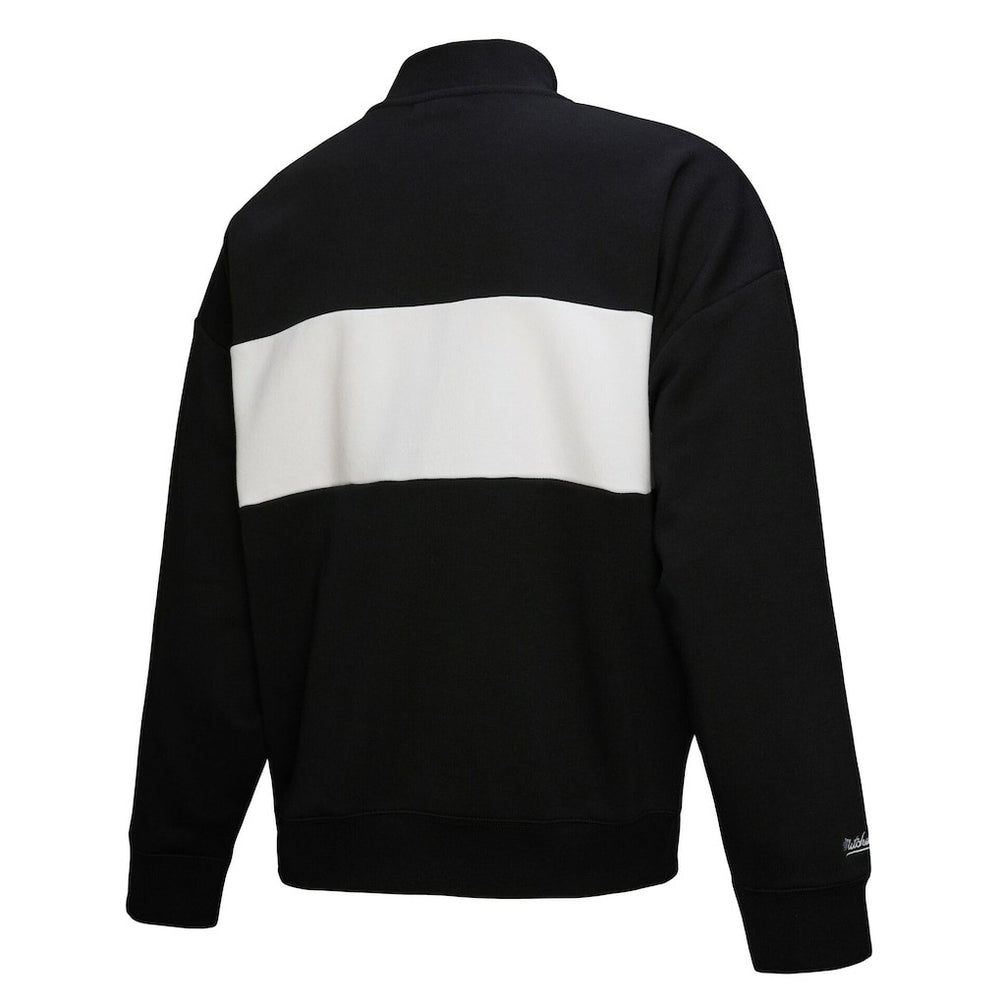 Kansas City Chiefs Women's Quarter-Zip Jacket - Black - Mitchell & Ness