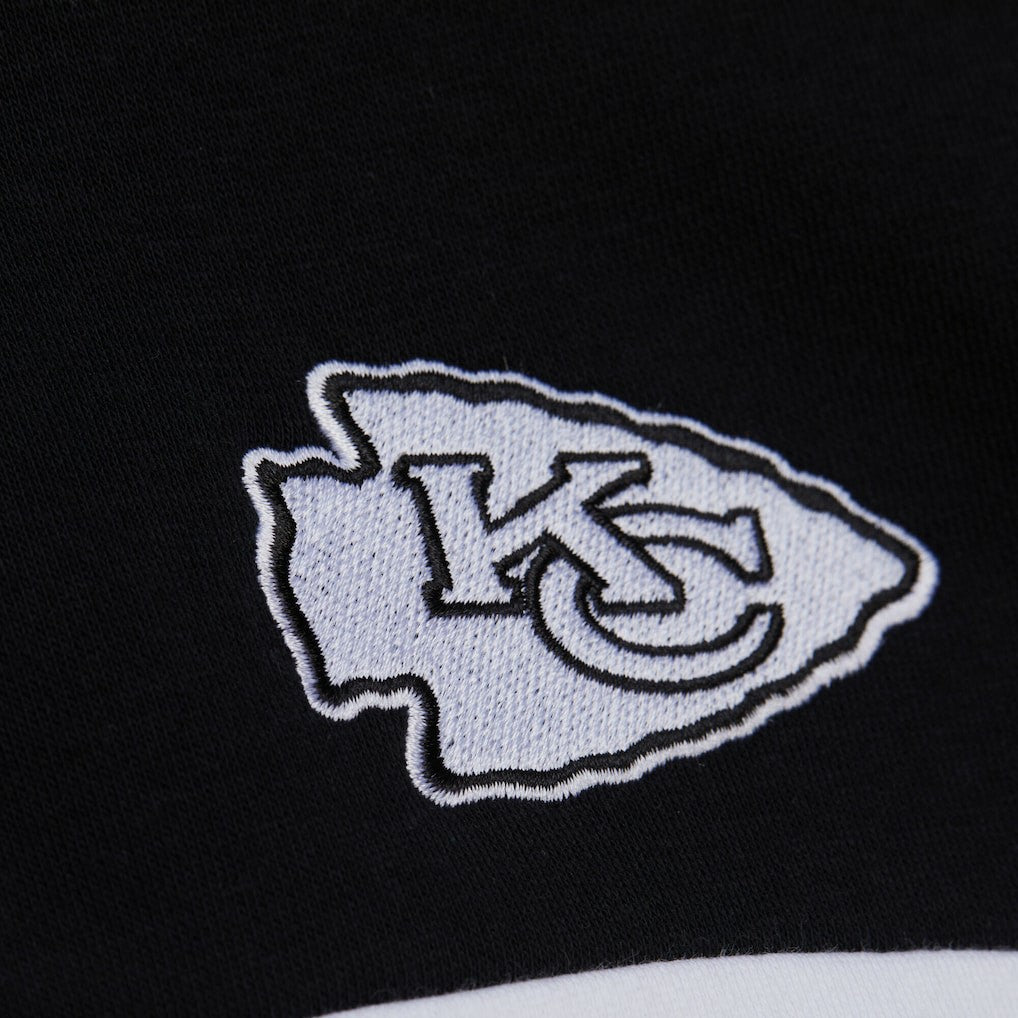 Kansas City Chiefs Women's Quarter-Zip Jacket - Black - Mitchell & Ness