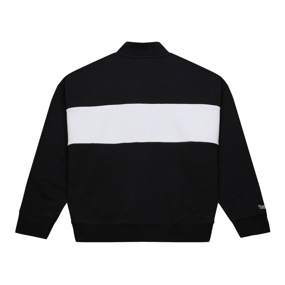 Dallas Cowboys Women's Quarter-Zip Jacket - Black - Mitchell & Ness