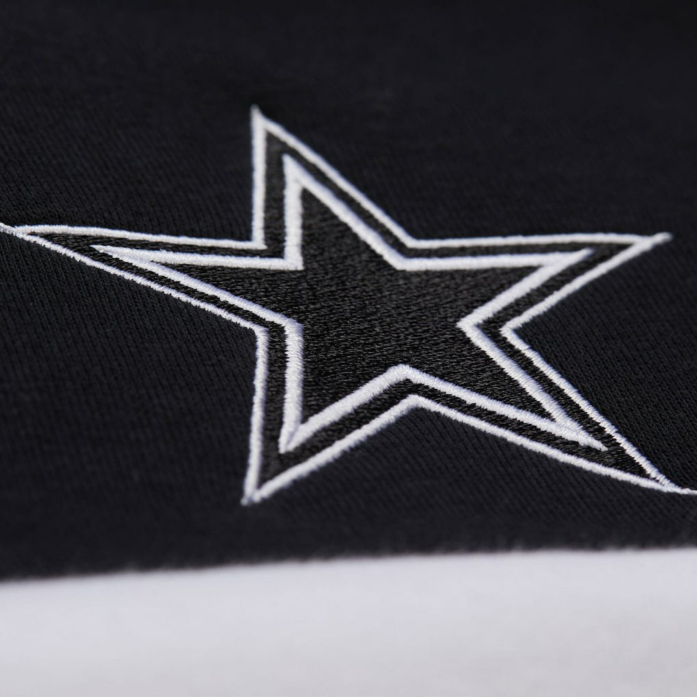 Dallas Cowboys Women's Quarter-Zip Jacket - Black - Mitchell & Ness
