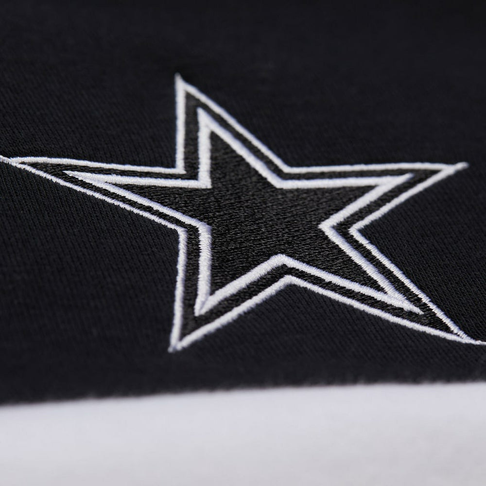 Dallas Cowboys Women's Quarter-Zip Jacket - Black - Mitchell & Ness