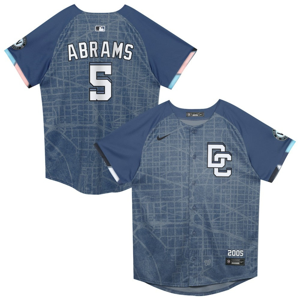 CJ Abrams Washington Nationals Nike Preschool City Connect 2025 Limited Player Jersey Online