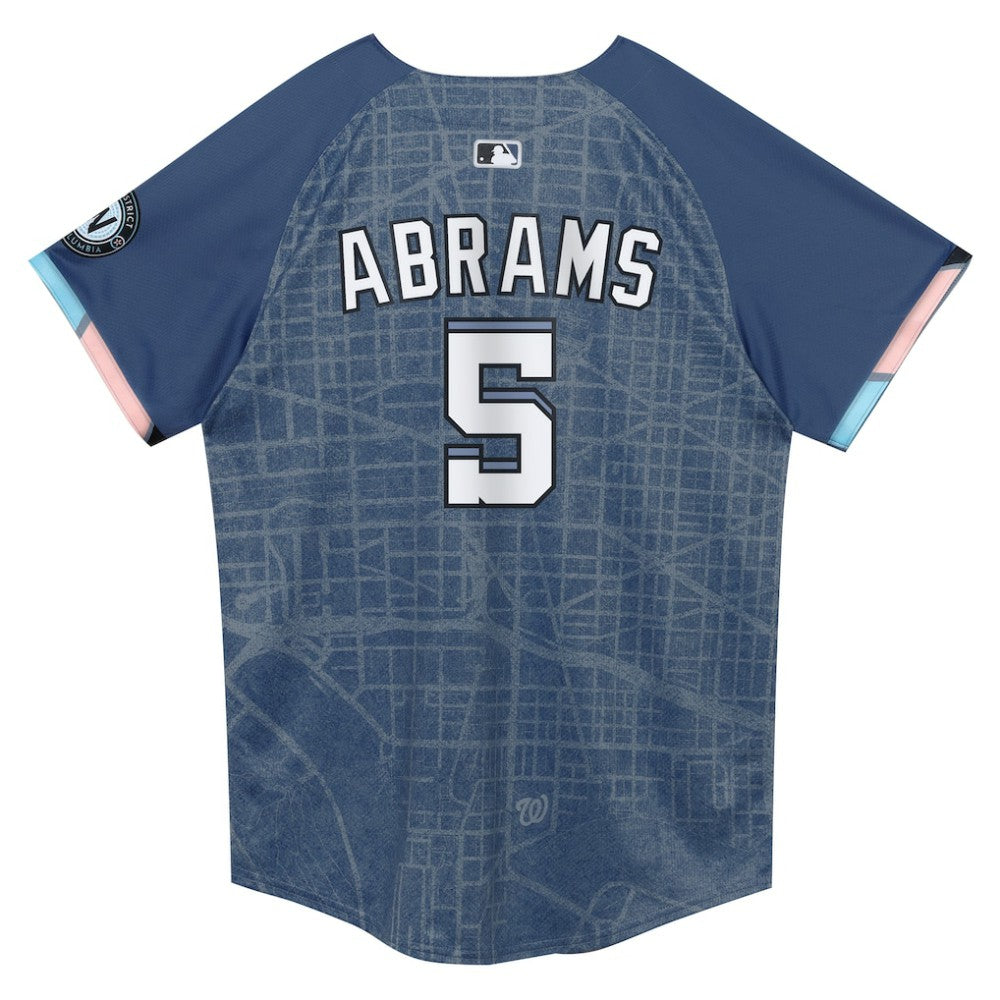 CJ Abrams Washington Nationals Nike Preschool City Connect 2025 Limited Player Jersey Online