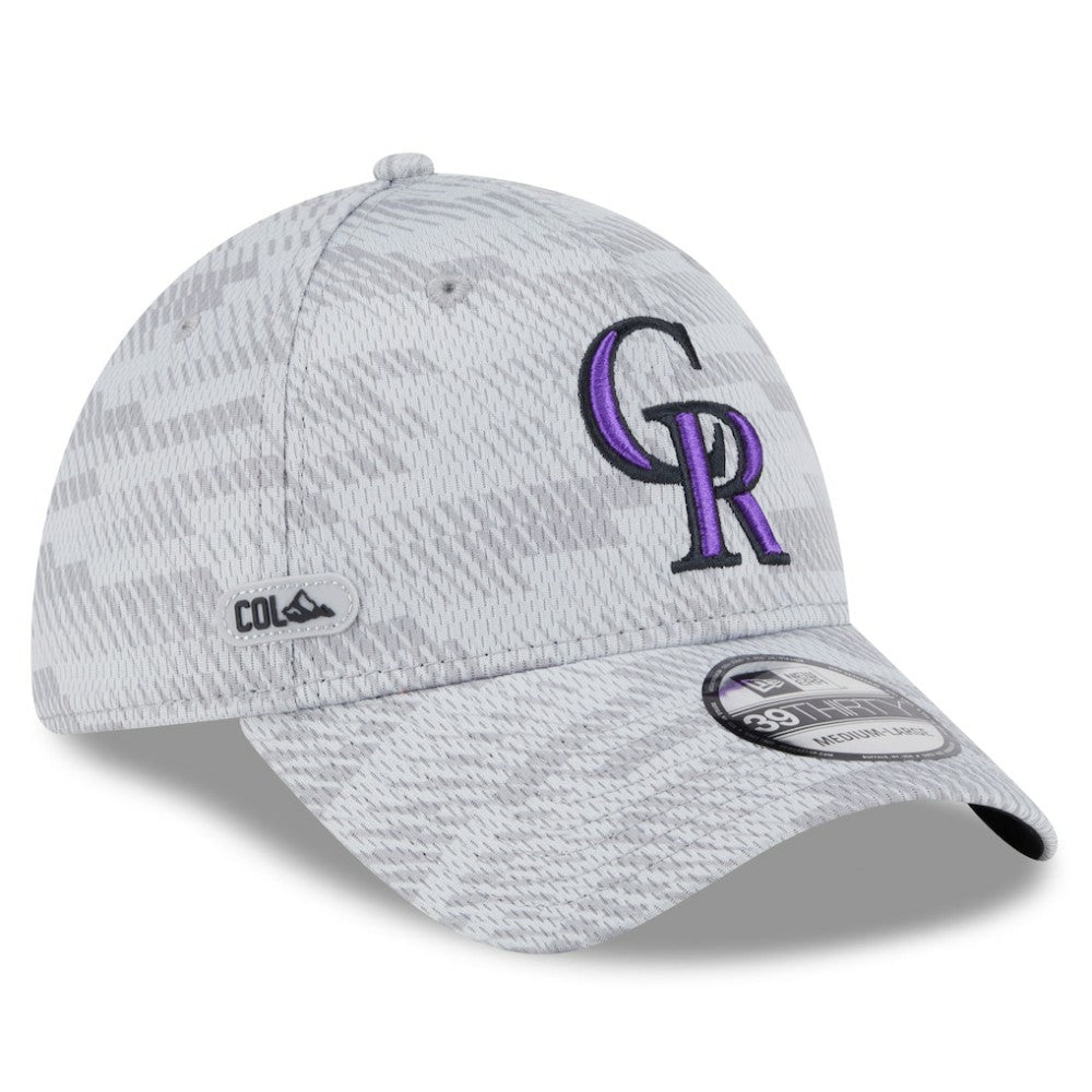 Colorado Rockies New Era 2025 MLB Clubhouse 39THIRTY Flex Hat Near Me