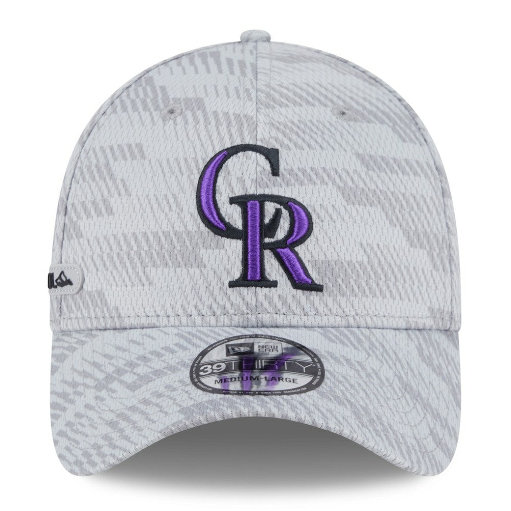 Colorado Rockies New Era 2025 MLB Clubhouse 39THIRTY Flex Hat Near Me