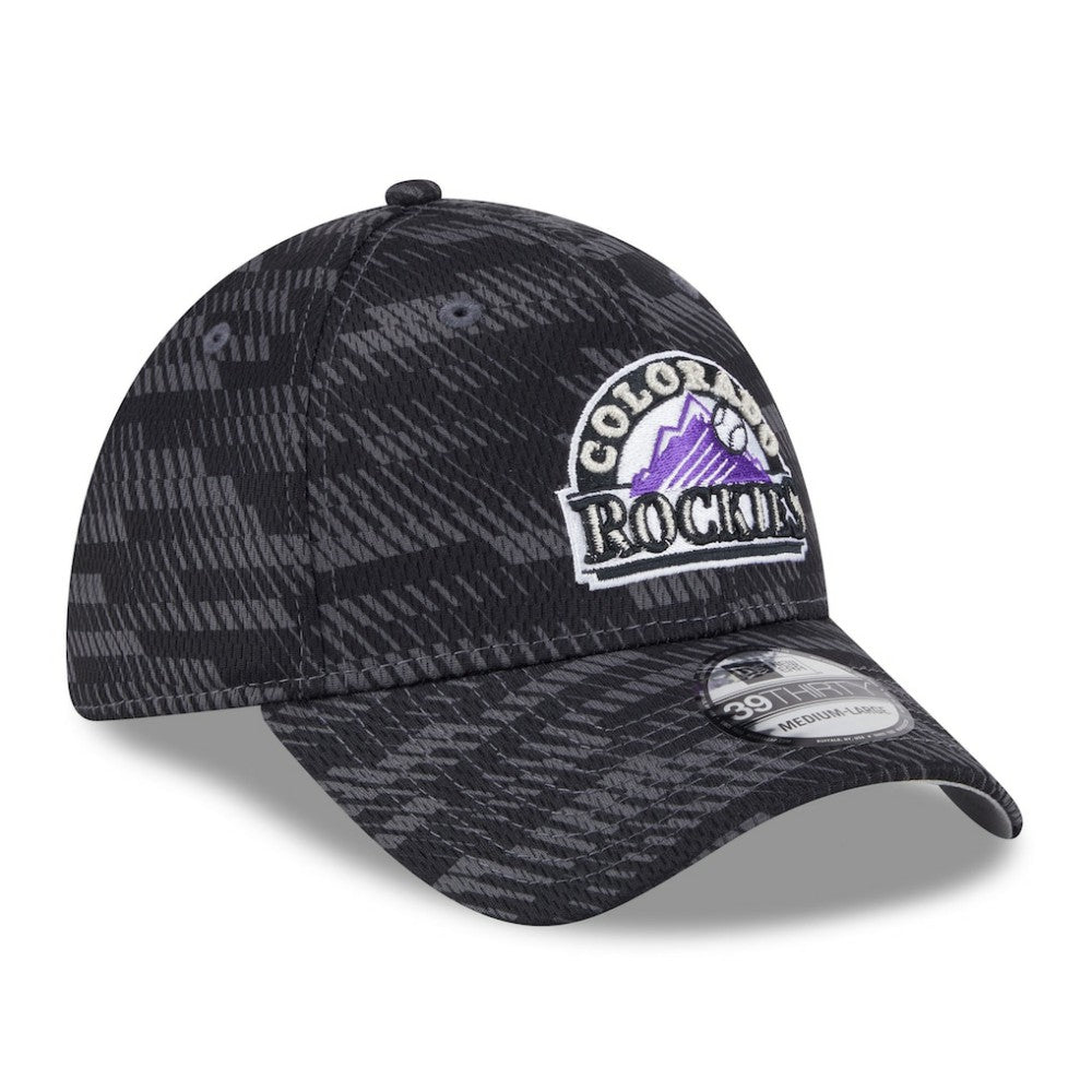 Colorado Rockies New Era 2025 MLB Clubhouse 39THIRTY Flex Hat Discount