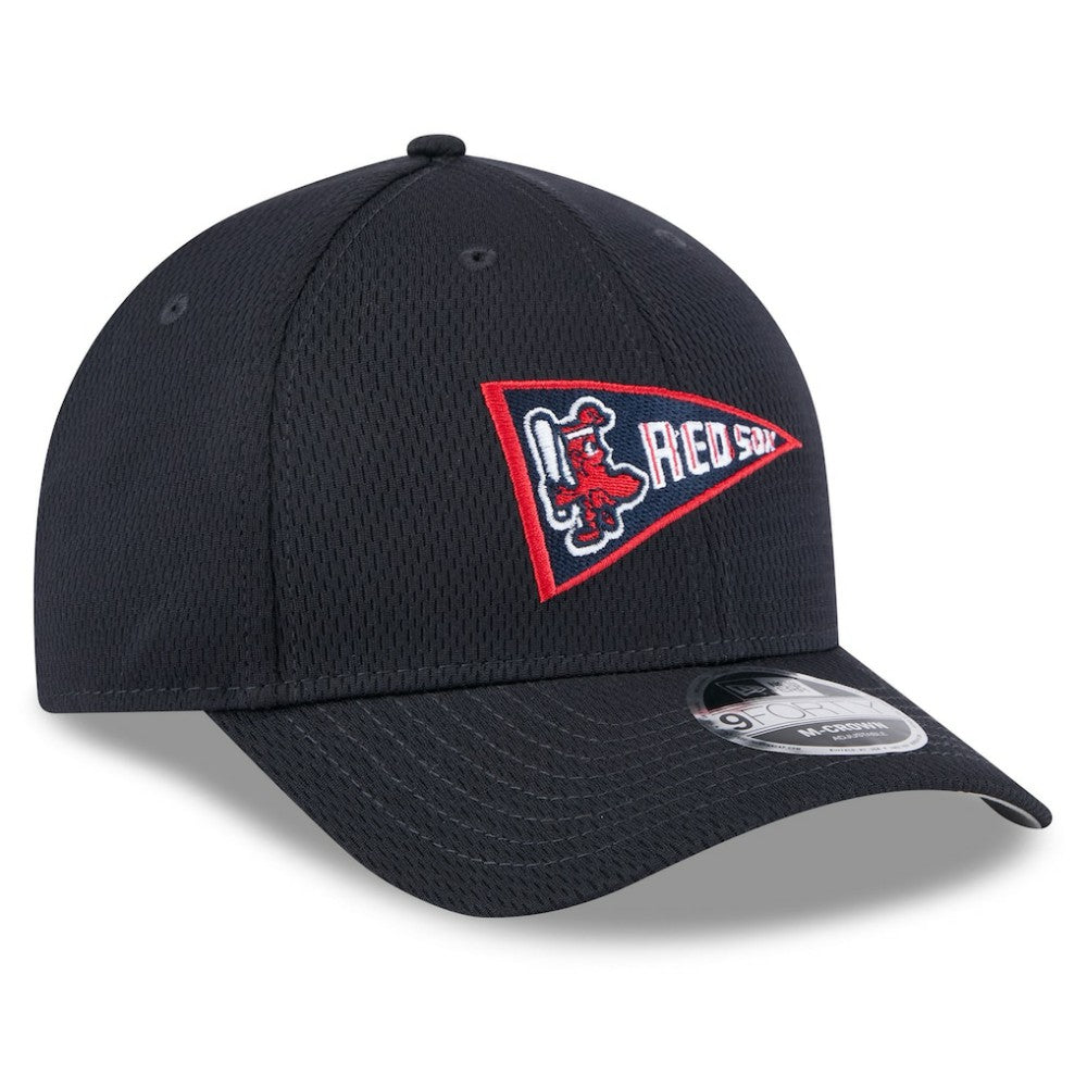 Boston Red Sox New Era 2025 MLB Clubhouse 9FORTY M-Crown Adjustable Hat Discount