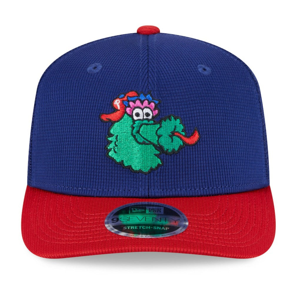 Philadelphia Phillies New Era 2025 Batting Practice 9SEVENTY Stretch-Snap Trucker Hat Outlet