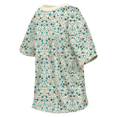Philadelphia Eagles New Era Women's Glam Game Floral Scoop Neck T-Shirt - Cream - NFL