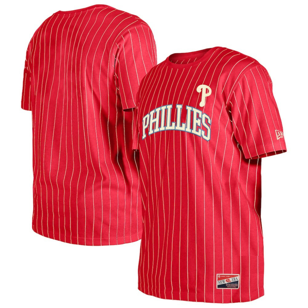 Philadelphia Phillies New Era Throwback Pinstripe T-Shirt Near Me