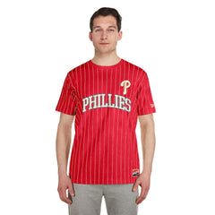 Philadelphia Phillies New Era Throwback Pinstripe T-Shirt Near Me