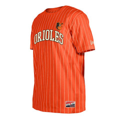 Baltimore Orioles New Era Throwback Pinstripe T-Shirt for sale