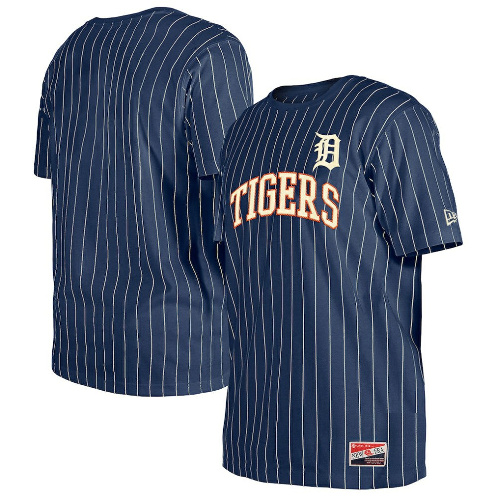 Detroit Tigers New Era Throwback Pinstripe T-Shirt Sale
