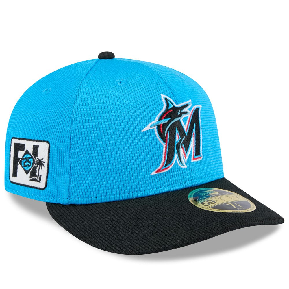 Miami Marlins New Era 2025 Spring Training Low Profile 59FIFTY Fitted Hat Near Me