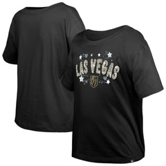 Vegas Golden Knights New Era Girl's Youth Flip Sequin T-Shirt - Black | New Era discount