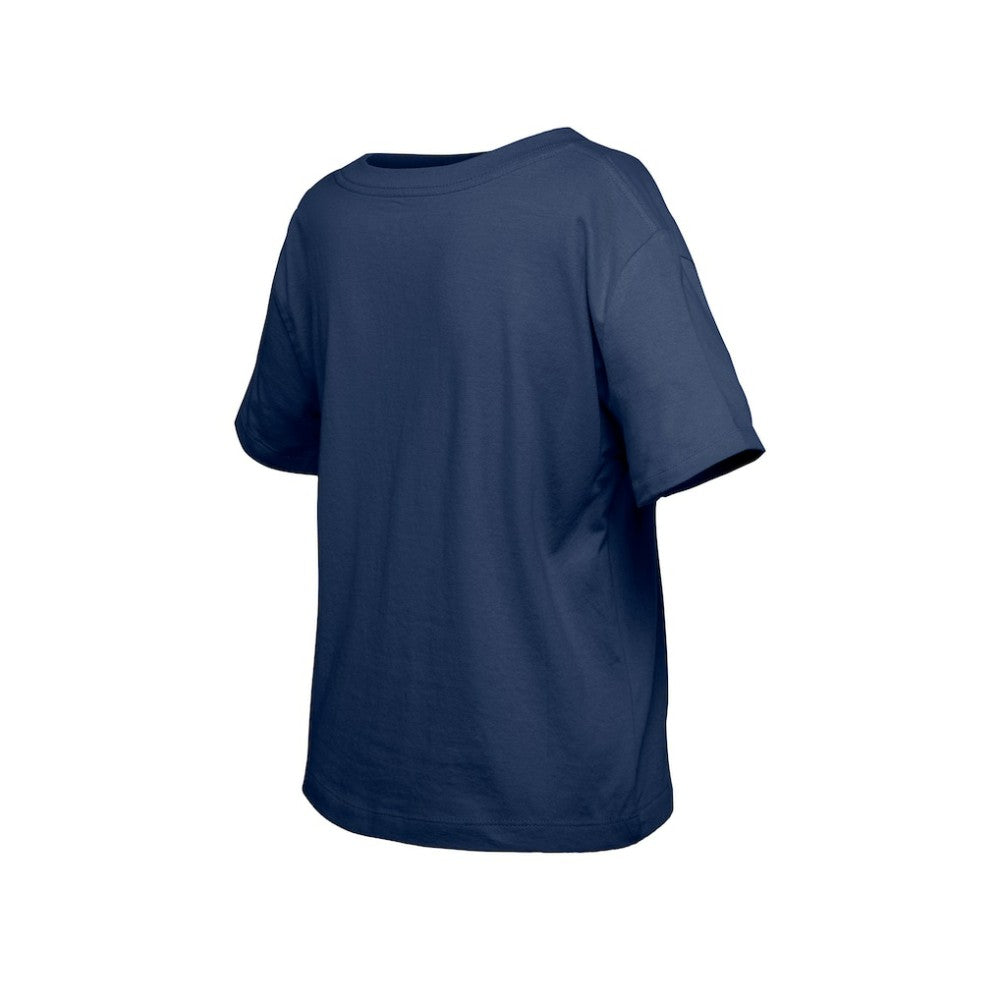 Seattle Kraken New Era Girl's Youth Flip Sequin T-Shirt - Deep Sea Blue | New Era Clearance