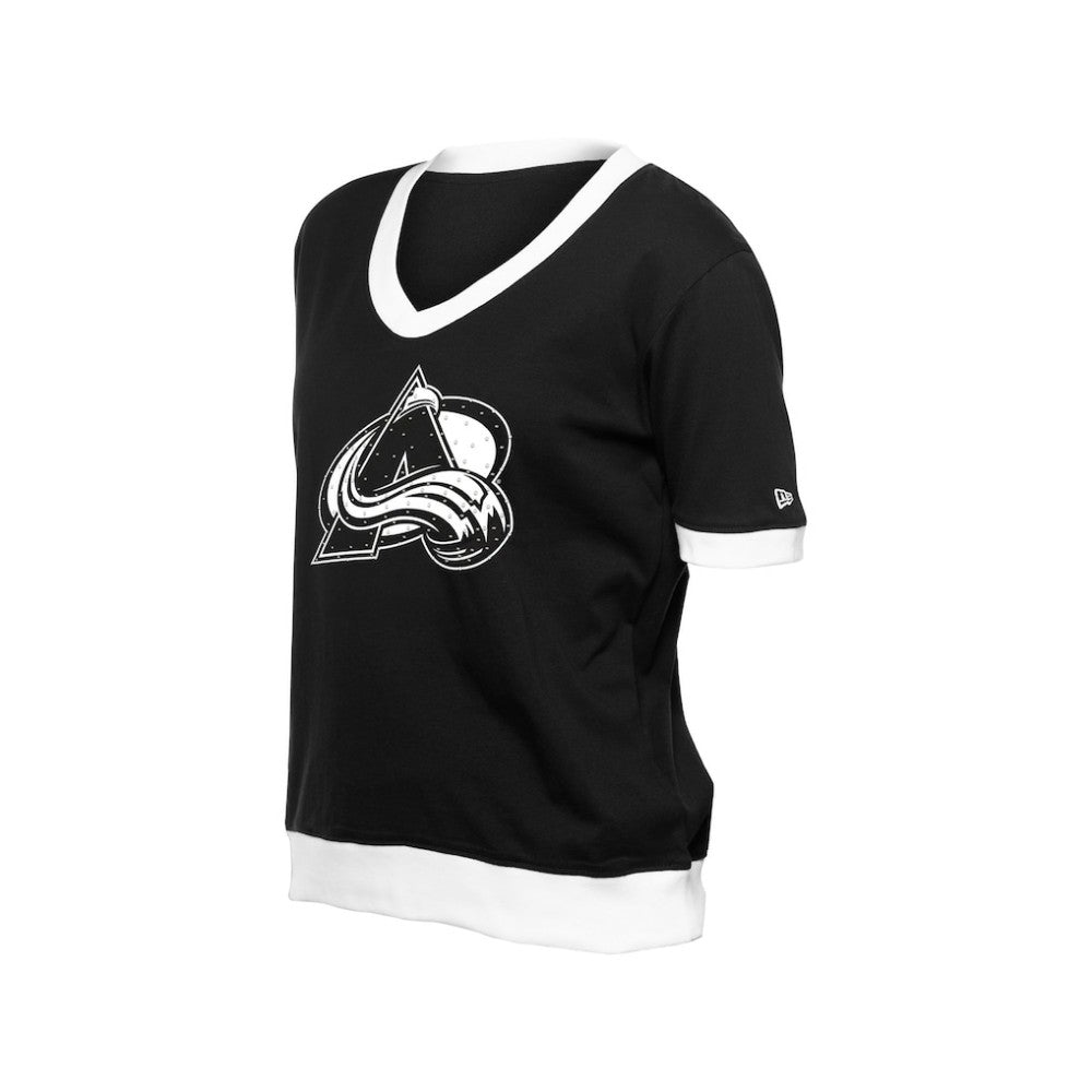 Colorado Avalanche New Era Women's Game Day Rhinestuds T-Shirt - Black | New Era sale
