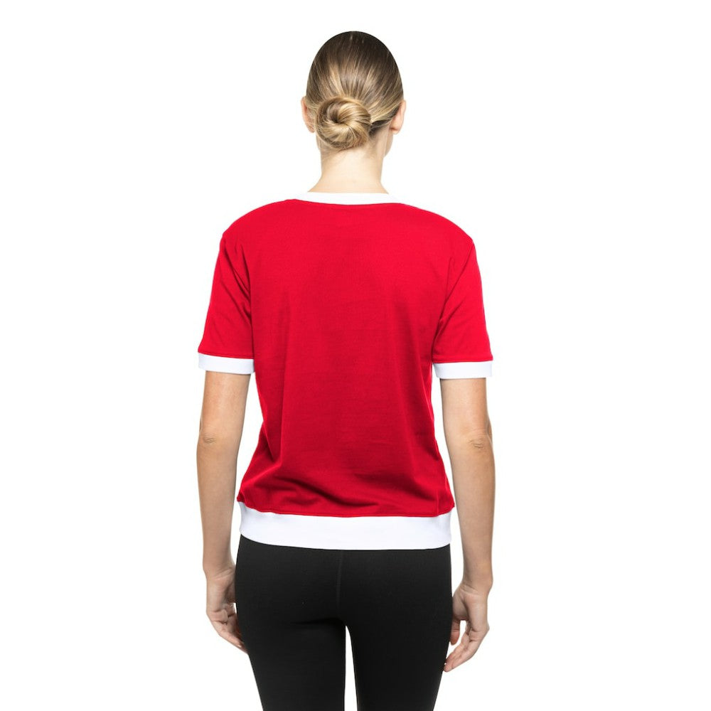 New Jersey Devils New Era Women's Game Day Rhinestuds T-Shirt - Red | New Era sale