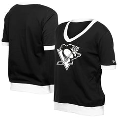 Pittsburgh Penguins New Era Women's Game Day Rhinestuds T-Shirt - Black | New Era near me