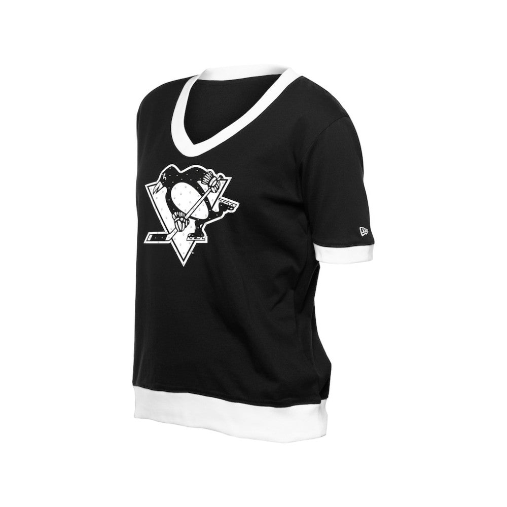 Pittsburgh Penguins New Era Women's Game Day Rhinestuds T-Shirt - Black | New Era near me