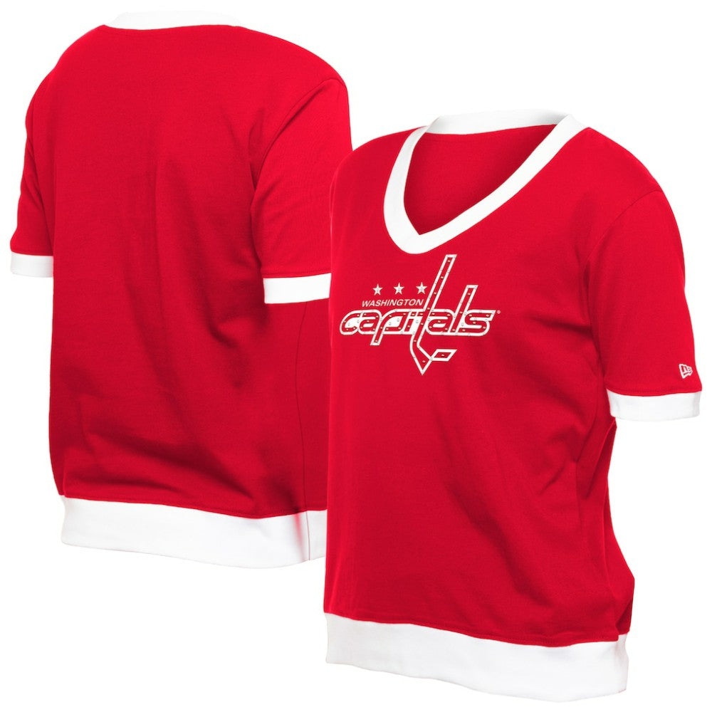 Washington Capitals New Era Women's Game Day Rhinestuds T-Shirt - Red | New Era near me