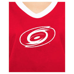 Carolina Hurricanes New Era Women's Game Day Rhinestuds T-Shirt - Red | New Era Lifestyle