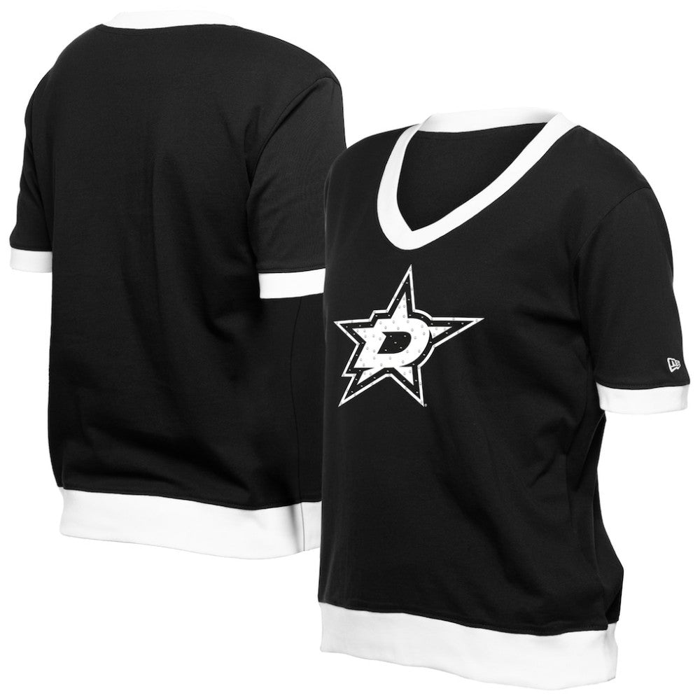 Dallas Stars New Era Women's Game Day Rhinestuds T-Shirt - Black | New Era near me