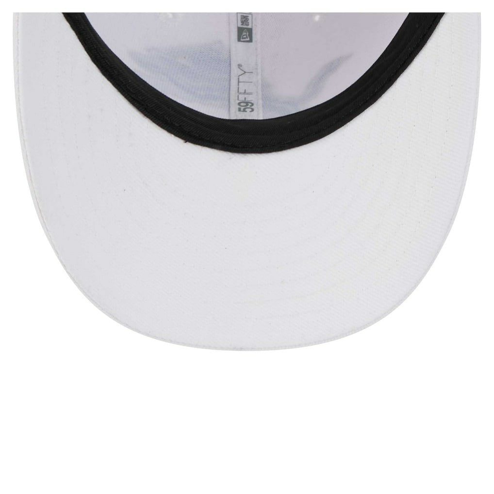 Detroit Lions New Era Omaha Low Profile 59FIFTY Fitted Hat - White - NFL