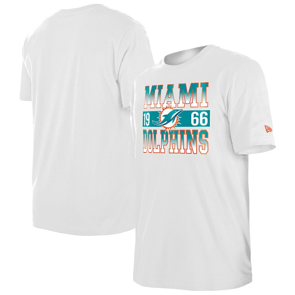 Miami Dolphins New Era City Team T-Shirt - White - NFL