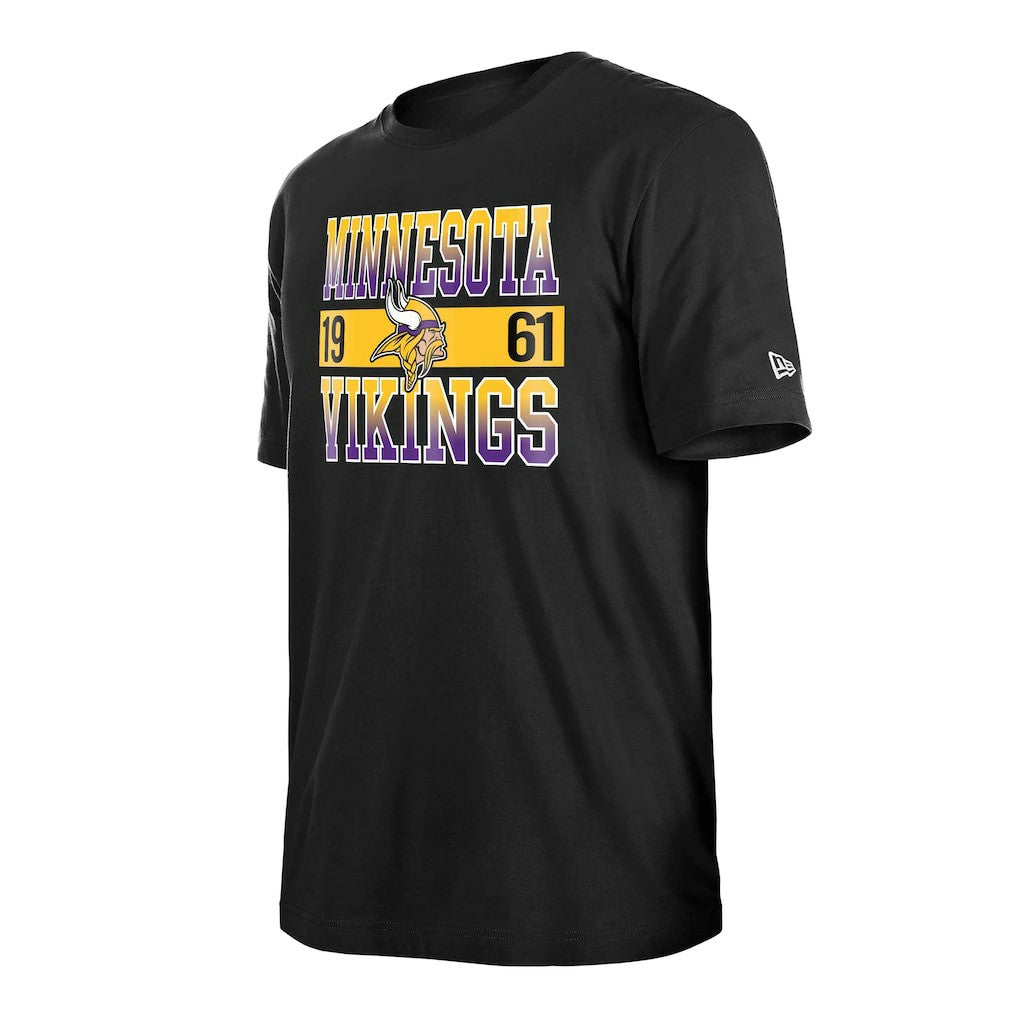 Minnesota Vikings New Era City Team T-Shirt - Black - NFL