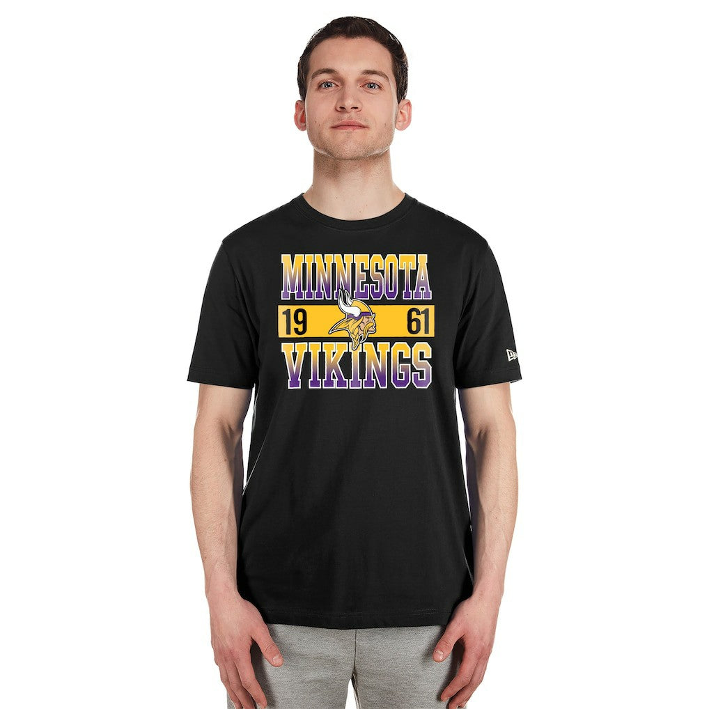 Minnesota Vikings New Era City Team T-Shirt - Black - NFL