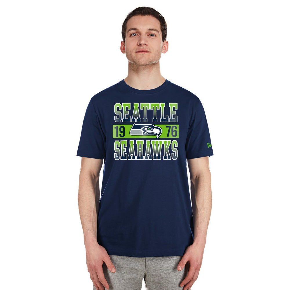 Seattle Seahawks New Era City Team T-Shirt - College Navy - NFL