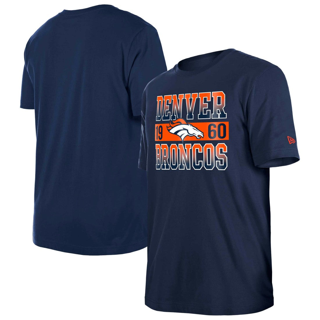 Denver Broncos New Era City Team T-Shirt - Navy - NFL