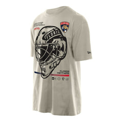 Florida Panthers New Era Goalie Mask T-Shirt - Cream | New Era online